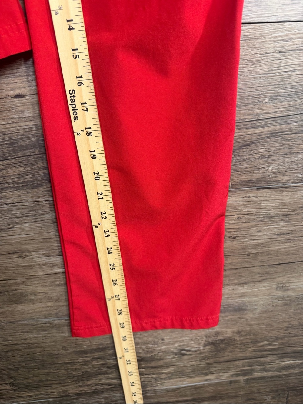 Med Couture Women's Red Cargo Scrub Drawstring Pants - Picture 5 of 7